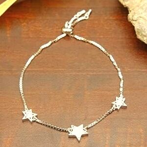 💥🌟Celestial 925 SS Triple Star Bracelet🌟💥